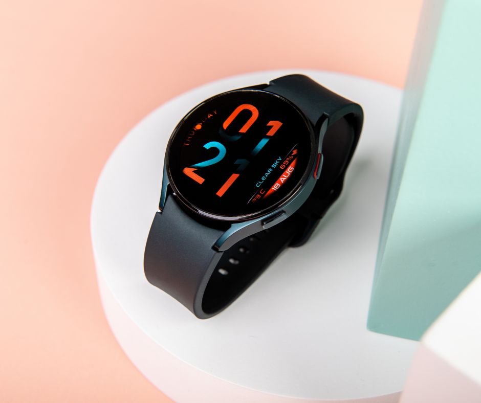 デジタル表示のスマートウォッチ