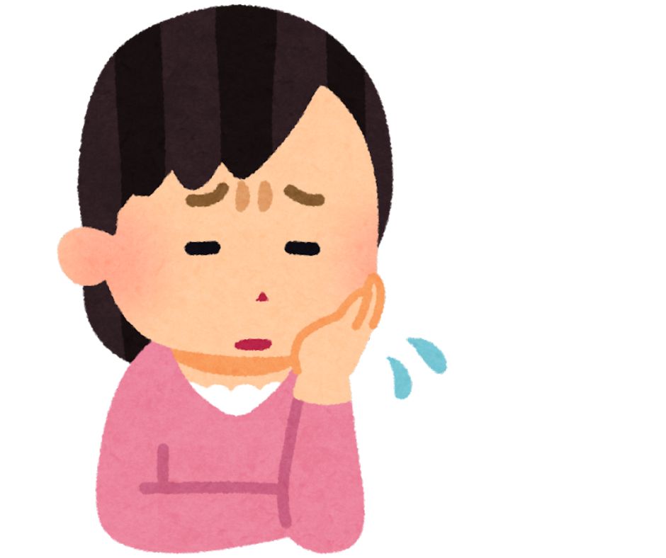 悩む人