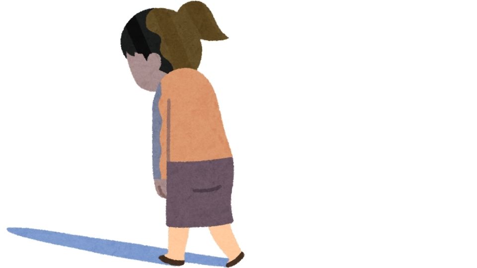 落ち込む人